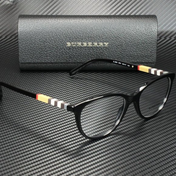 Burberry Black Demo 52mm Eyeglasses - Picture 1 of 4